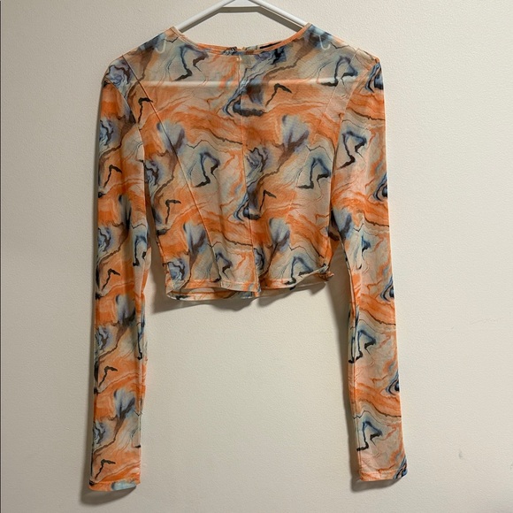 Forever 21 Tops - Alt Girl Multicolour Mesh Crop Top